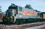 Seaboard System B23-7 #5147, serving with caboose SCL 01092 as Oglethorpe Switcher, 